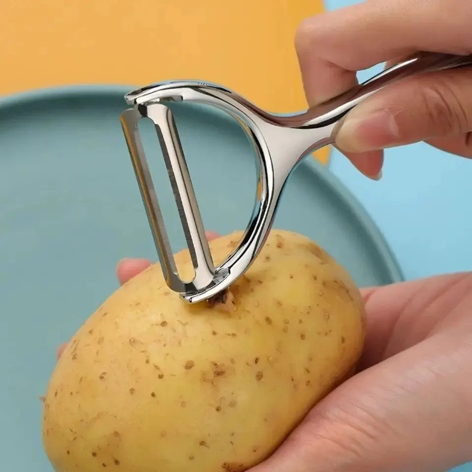 Household Kitchen Gadgets Vegetable Cutter Silk Cutter - 1PC In Acciaio Inox Pelapatate Pelapatate