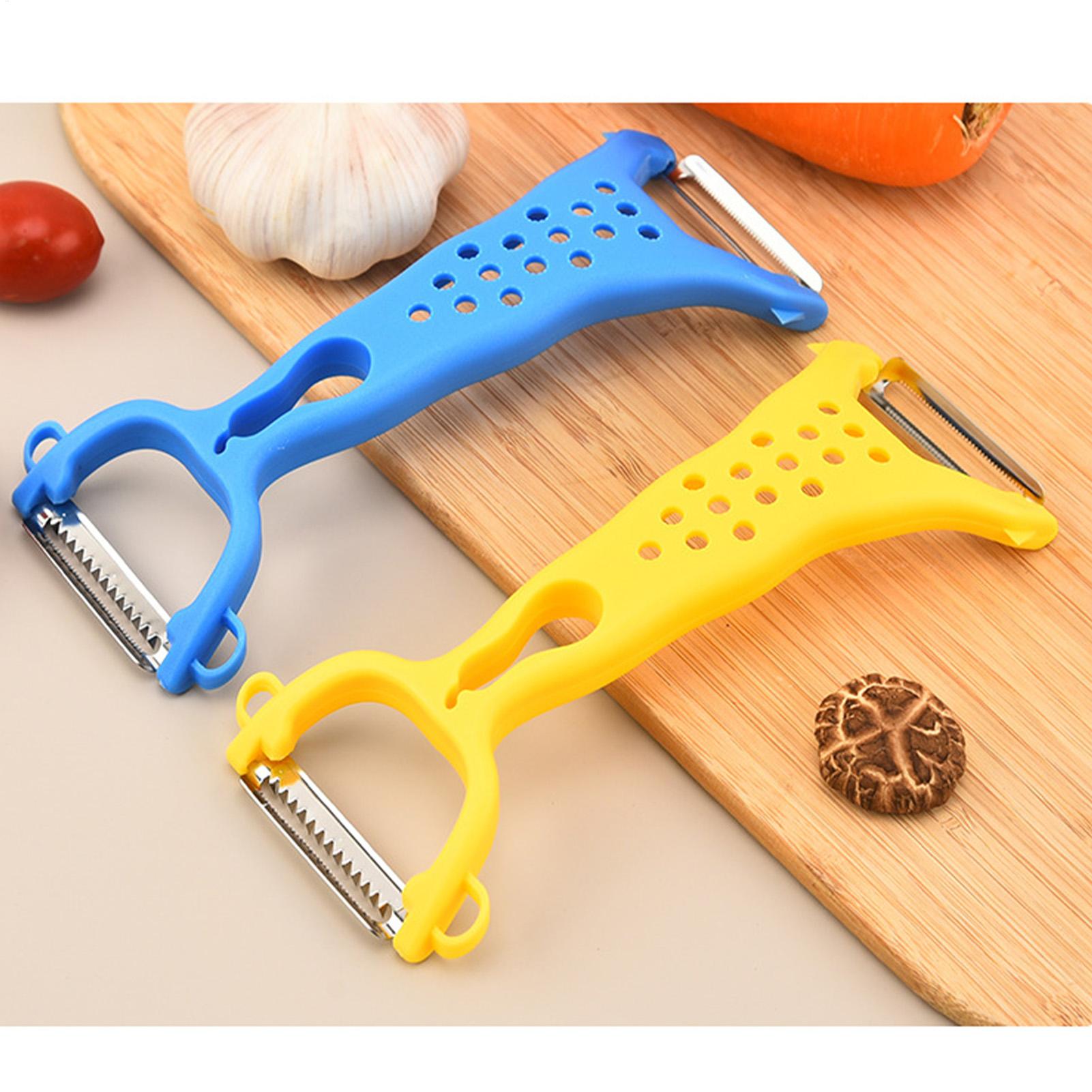 Household Kitchen Gadgets Vegetable Cutter Silk Cutter - 1 pelapatate in acciaio inossidabile, pelapatate