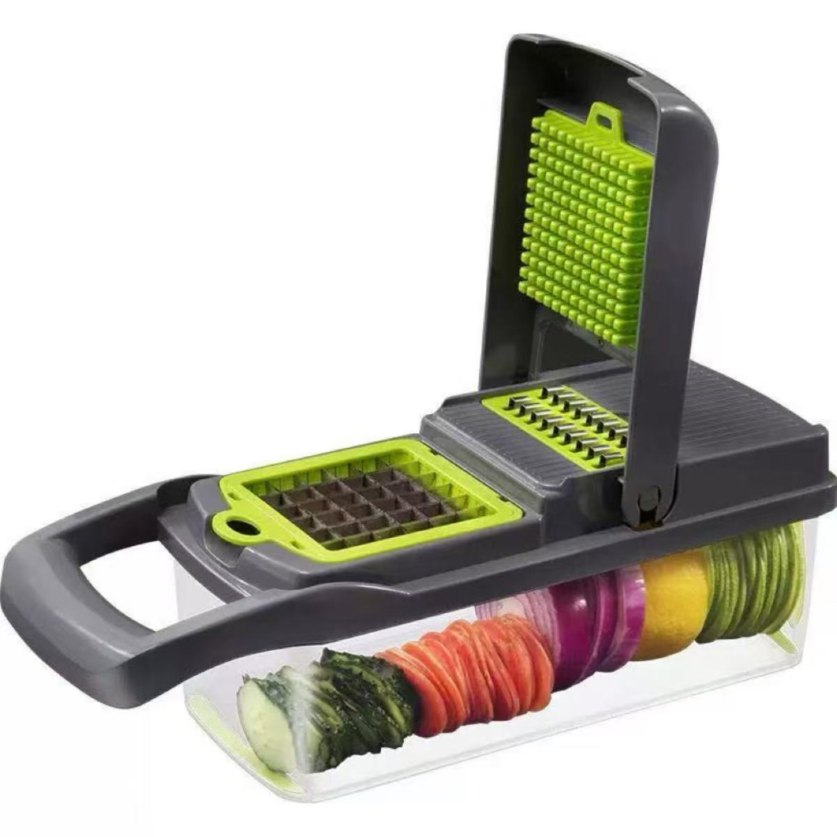 Household Kitchen Gadgets Vegetable Cutter Silk Cutter - Affettaverdure Multifunzione, Sbucciatore per Frutta e