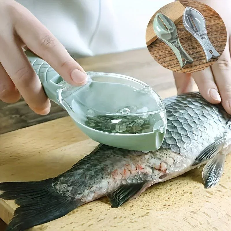 Kitchen Gadgets Helpful - 1PC Raschietto per Squame di Pesce,
