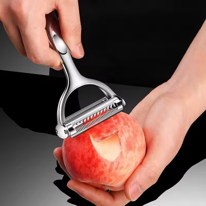 Pelapatate pelapatate in accia - Household Kitchen Gadgets Vegetable Cutter Silk Cutter recensione e prezzo