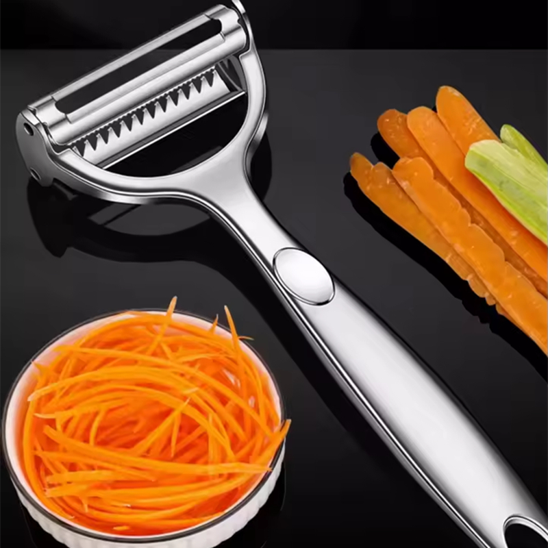 Pelapatate pelapatate in accia - Household Kitchen Gadgets Vegetable Cutter Silk Cutter recensione e prezzo